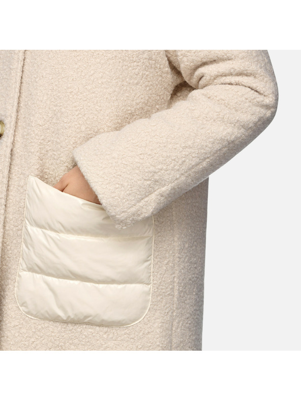 Geox Krém színű női kabát Geox Calithe