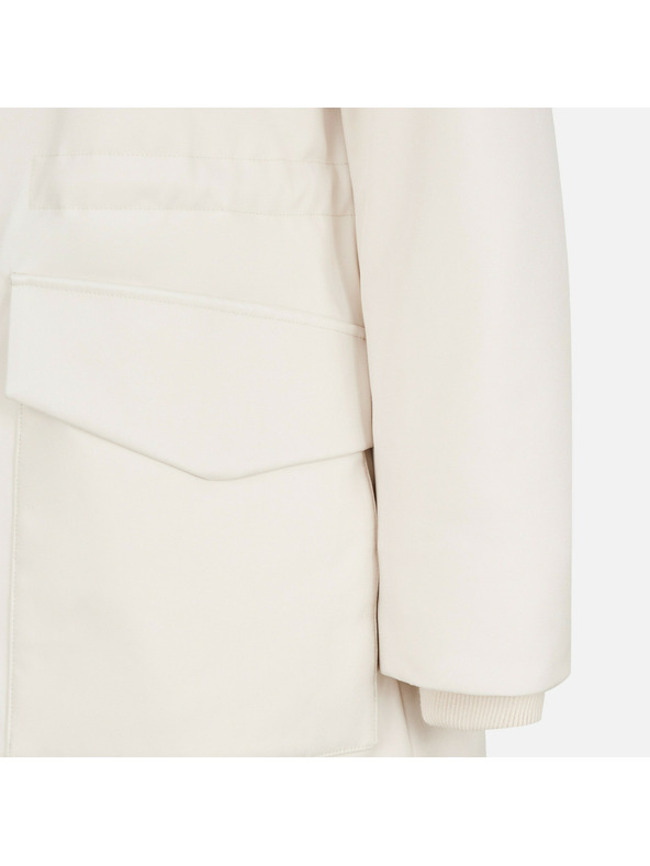 Geox Törtfehér női tollkabát Geox Spherica