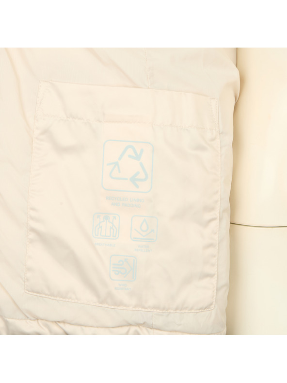 Geox Krém színű női tollkabát Geox Zosma