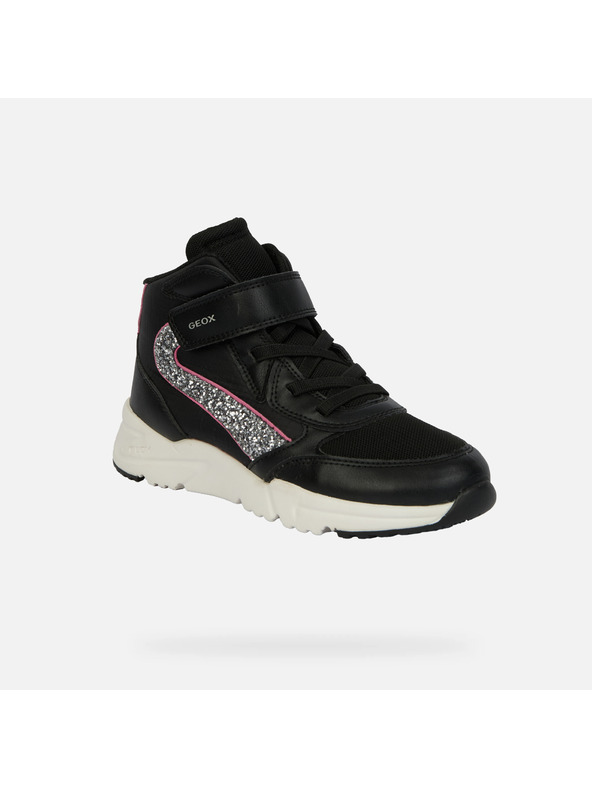 Geox Geox Loftus fekete gyerek tornacipő