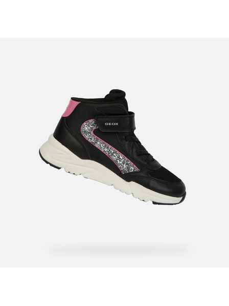 Geox Geox Loftus fekete gyerek tornacipő