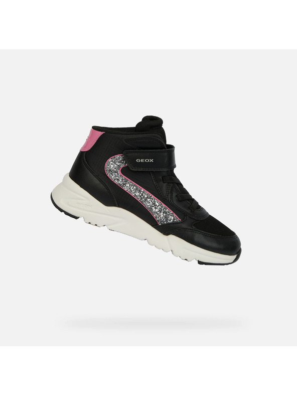 Geox Geox Loftus fekete gyerek tornacipő