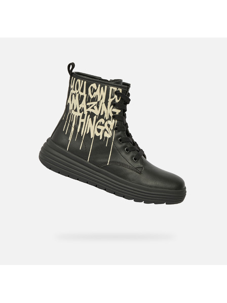 Geox Fekete lány bokacipő Geox Phaolae Girl