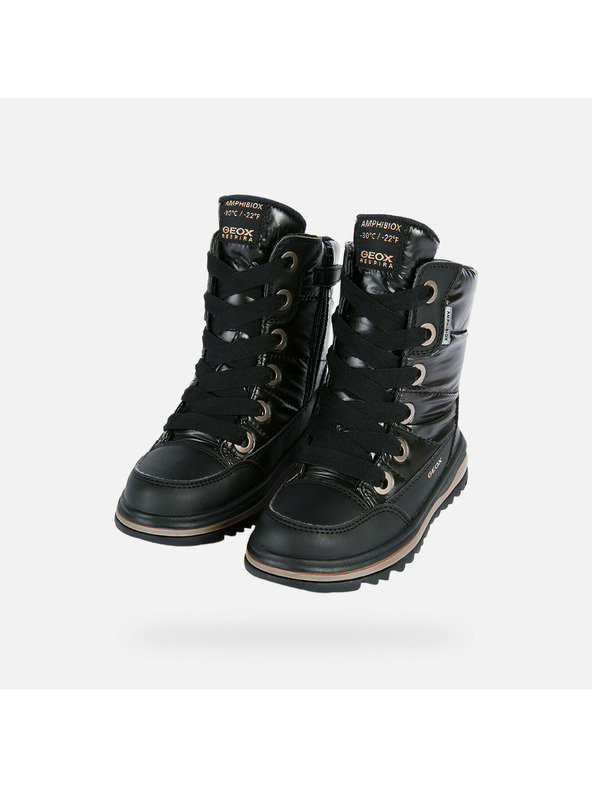 Geox Fekete lány téli cipő Geox Adelhide AB