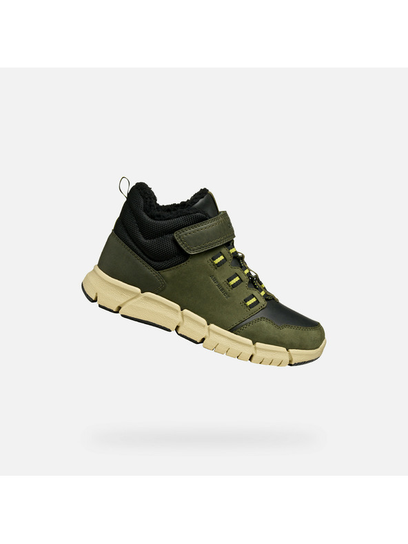 Geox Khaki fiú bokacipő Geox Flexyper B ABX