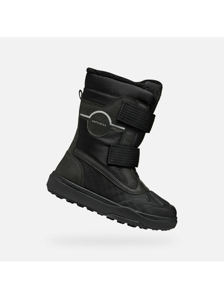 Geox Fekete fiú téli cipő Geox Bunshee PG A