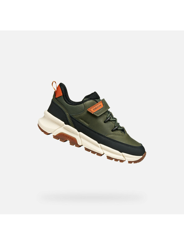 Geox Khaki fiú sportcipő Geox Flexyper Plus