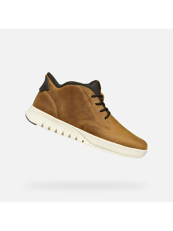 Geox Világosbarna férfi bokacsizma Geox Flextride Plus