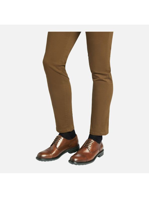 Geox Barna férfi Geox Walk Pleasure öltözködési cipő