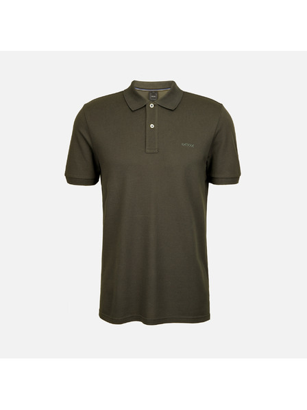 Geox Khaki férfi félig pántos póló Geox Polo