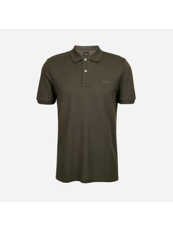 Geox Khaki férfi félig pántos póló Geox Polo