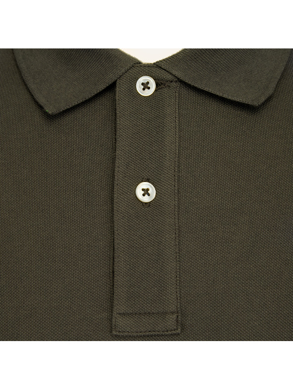 Geox Khaki férfi félig pántos póló Geox Polo