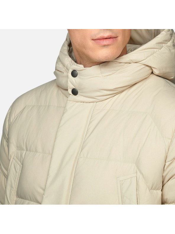 Geox Bézs férfi tollal bélelt kabát Geox Elver