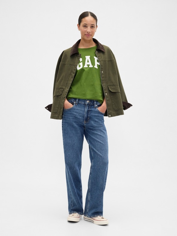 GAP GAP logó v-ss camo arch póló