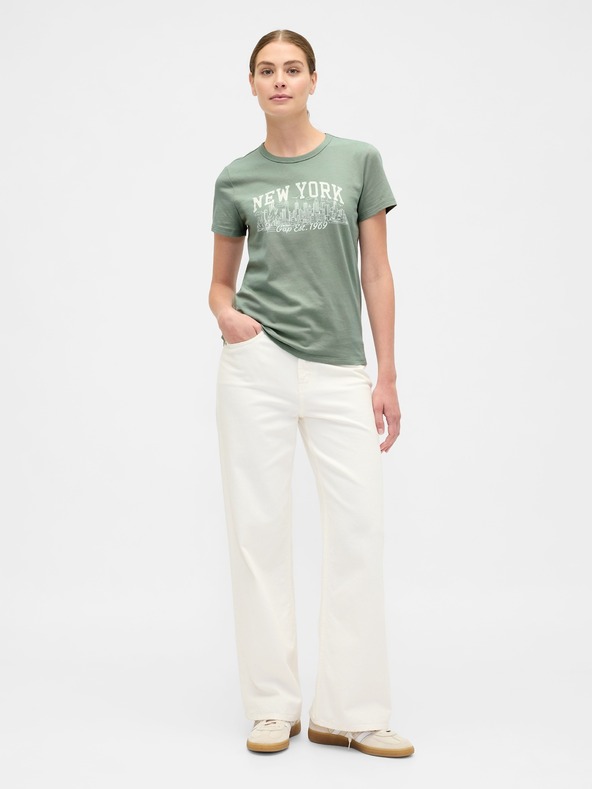 GAP GAP logó v-ss camo arch póló