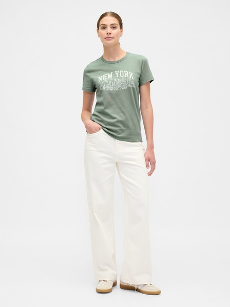 GAP GAP logó v-ss camo arch póló