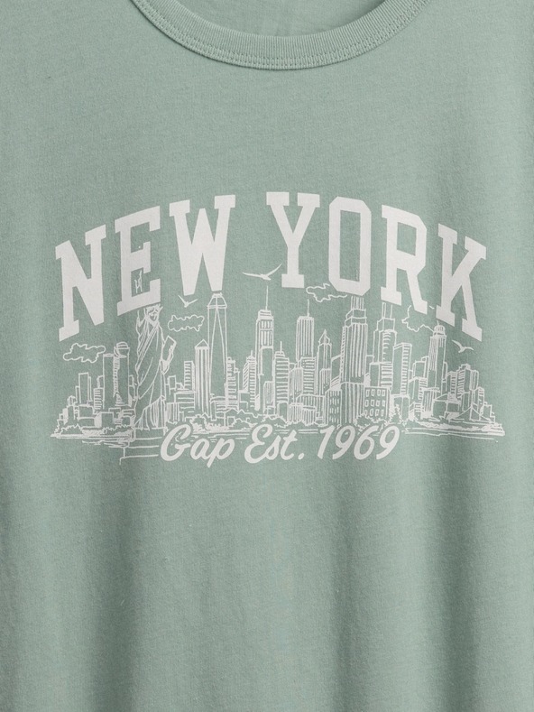 GAP GAP logó v-ss camo arch póló