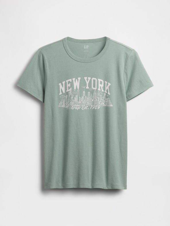 GAP GAP logó v-ss camo arch póló