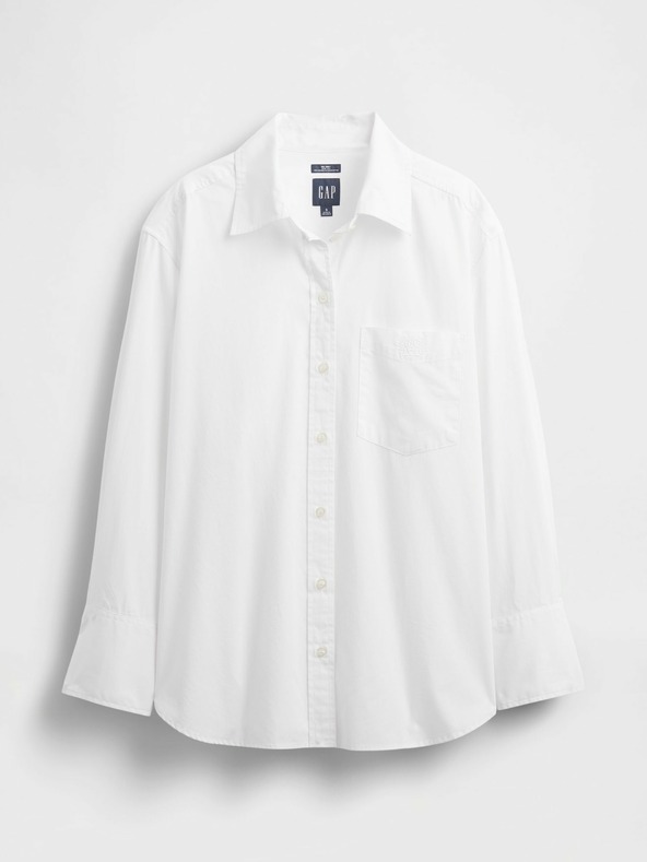 GAP Oversize popelin ing Big Shirt logóval GAP