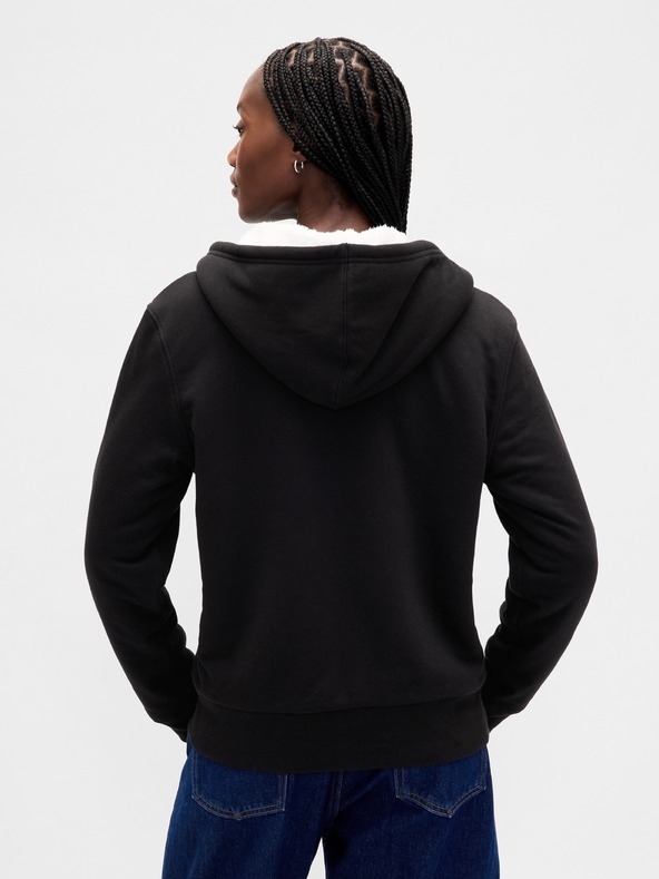 GAP Bélelt Logo Sherpa pulóver GAP