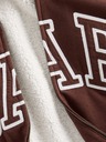 GAP Bélelt Logo Sherpa pulóver GAP
