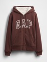 GAP Bélelt Logo Sherpa pulóver GAP