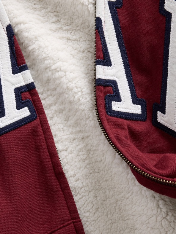 GAP Bélelt Logo Sherpa pulóver GAP