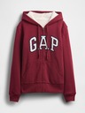 GAP Bélelt Logo Sherpa pulóver GAP