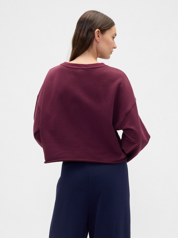 GAP Oversize crop Heavyweight pulóver GAP