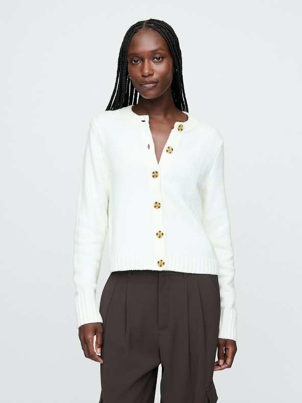 GAP Crop CashSoft kardigán GAP