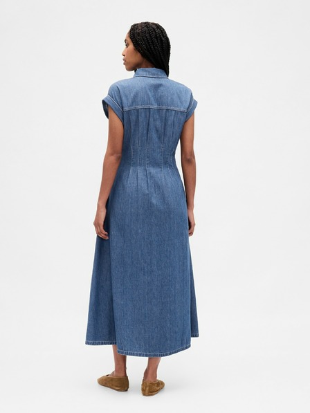GAP Denim midi ruha zsebekkel GAP