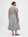 GAP Ing fazonú poplin midi ruha GAP
