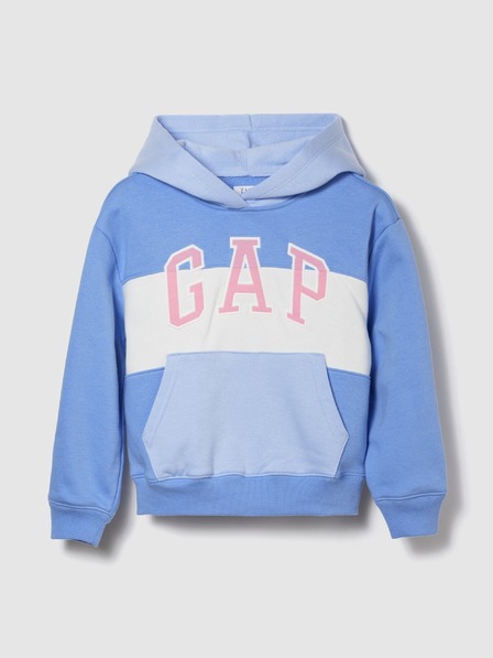 GAP Gyerek pulóver logóval és fleece béléssel GAP