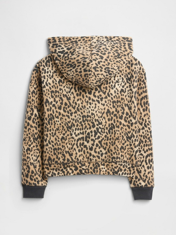 GAP Gyerek pulóver logóval és fleece béléssel GAP