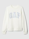 GAP Gyerek pulóver logóval és fleece béléssel GAP