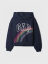 GAP Gyerek pulóver logóval és fleece béléssel GAP