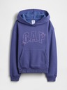 GAP Gyerek pulóver logóval és fleece béléssel GAP