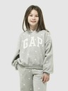 GAP Gyerek pulóver logóval és fleece béléssel GAP