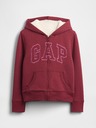 GAP Gyerek bélelt Logo Fleece pulóver GAP