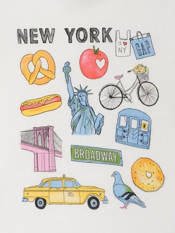 GAP Gyerek póló mintával GAP