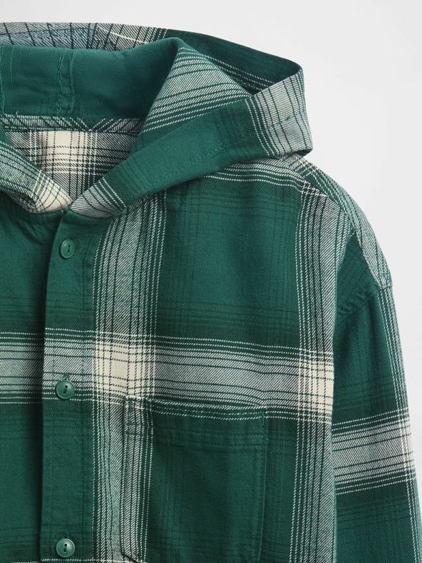 GAP Gyerek flanel ing kapucnival GAP