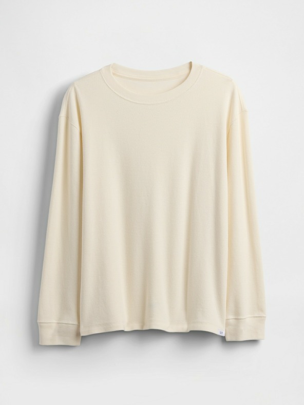 GAP Gyerek póló waffle mintával GAP