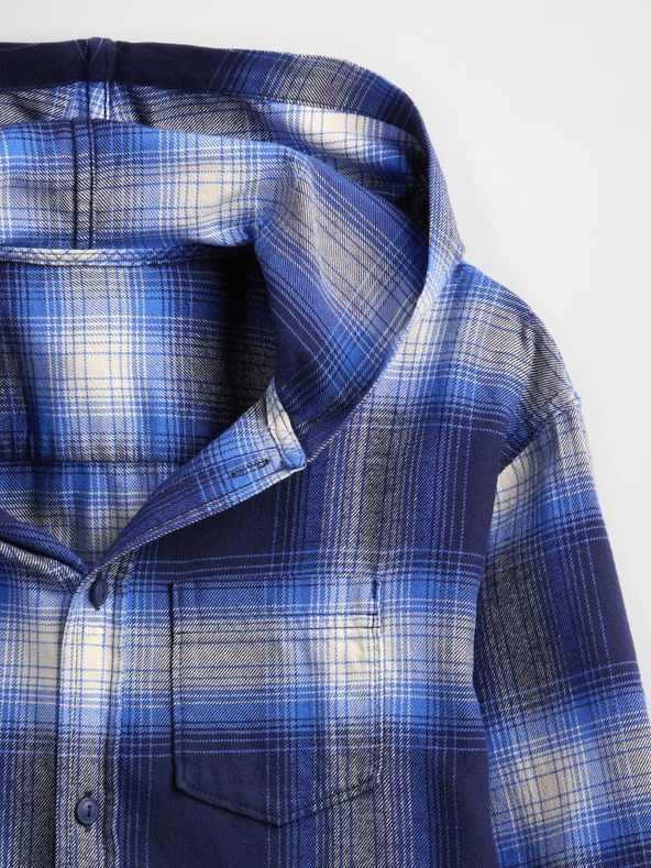 GAP Gyerek flanel ing kapucnival GAP