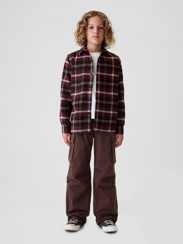 GAP Teen kockás flanel ing GAP