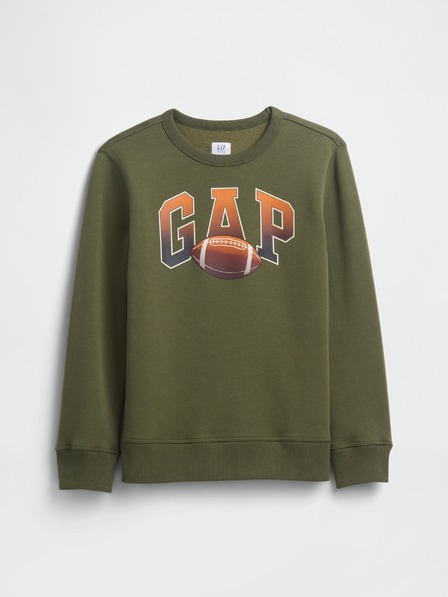 GAP Gyerek pulóver logóval és fleece béléssel GAP