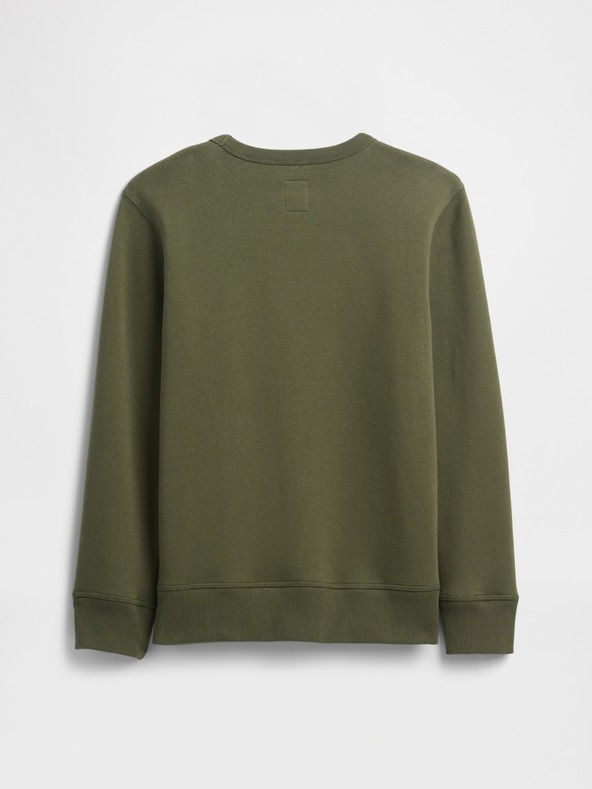 GAP Gyerek pulóver logóval és fleece béléssel GAP