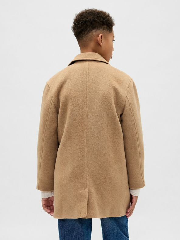 GAP Gyerek kabát gyapjúkeverékkel GAP