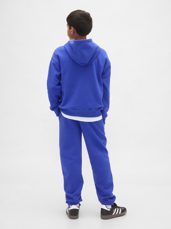GAP Gyerek fleece sportnadrág logóval army GAP