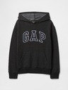 GAP Gyerek pulóver logóval és fleece béléssel GAP