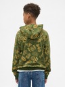 GAP Gyerek pulóver logóval és fleece béléssel GAP
